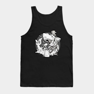 Dapper Steampunk shark Tank Top